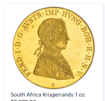 south african kruger gold coin